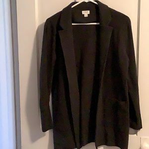 J Crew grey sweater blazer, excellent condition.